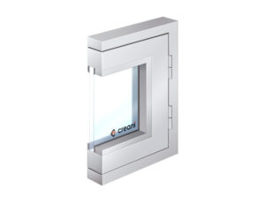 Ventanas batientes vidriadas cortafuego